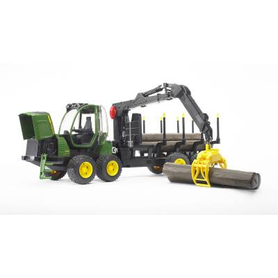Bruder John Deere 1210E Log Loading And Transport Vehicle Br02133 - 2