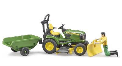 Bruder John Deere Lawn Mower Tractor And Gardener Br62104 - 7