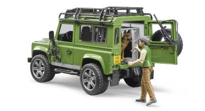 Bruder Land Rover Off-Road Vehicle & Hunting And Hunting Dog Br02587 - 5