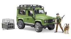 Bruder Land Rover Off-Road Vehicle & Hunting And Hunting Dog Br02587 - 9