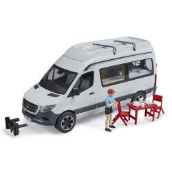 Bruder M. Benz Sprinter Camper Truck And Driver Br02672 - 2