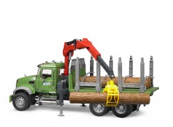 Bruder Mack Granite Log Carrier Truck Br02824 - 2