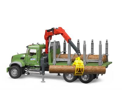 Bruder Mack Granite Log Carrier Truck Br02824 - 2