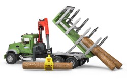 Bruder Mack Granite Log Carrier Truck Br02824 - 6