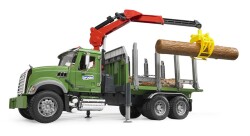 Bruder Mack Granite Log Carrier Truck Br02824 - 7