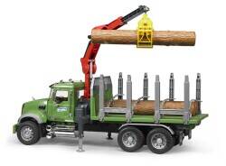 Bruder Mack Granite Log Carrier Truck Br02824 - 10