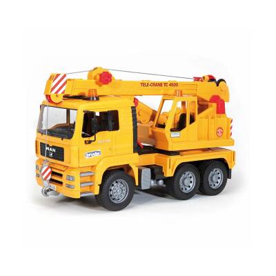 Bruder Man Crane Truck (Yellow) Br02754 - 1
