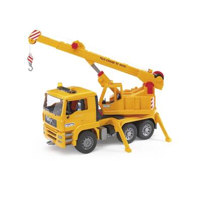 Bruder Man Crane Truck (Yellow) Br02754 - 2