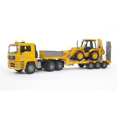Bruder Man & Jcb 4Cx Backhoe Excavator Br02776 - 1