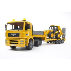 Bruder Man & Jcb 4Cx Backhoe Excavator Br02776 - 2