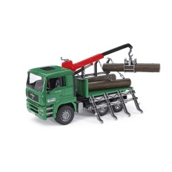 Bruder Man Log Carrier Truck Br02769 - 1