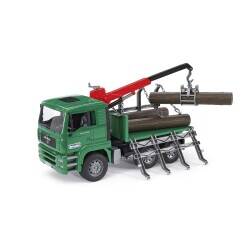 Bruder Man Log Carrier Truck Br02769 - 3