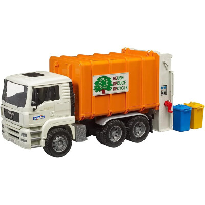 Bruder Man Tga Garbage Truck Br02772 - Bruder