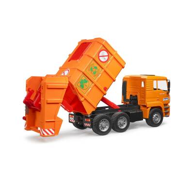 Bruder Man Tga Garbage Truck (Orange) Br02760 - 2