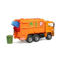 Bruder Man Tga Garbage Truck (Orange) Br02760 - 3