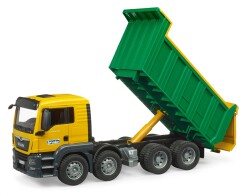 Bruder Man Tgs Dump Truck (Yellow-Green) Br03766 - 3