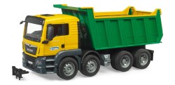 Bruder Man Tgs Dump Truck (Yellow-Green) Br03766 - 2