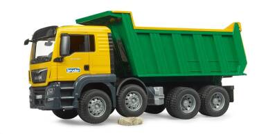 Bruder Man Tgs Dump Truck (Yellow-Green) Br03766 - 5