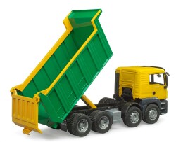 Bruder Man Tgs Dump Truck (Yellow-Green) Br03766 - 4