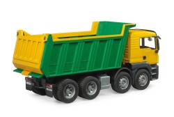 Bruder Man Tgs Dump Truck (Yellow-Green) Br03766 - 6