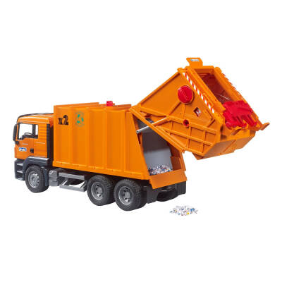 Bruder Man Tgs Garbage Truck (Orange) Br03760 - 2