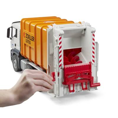 Bruder Man Tgs Garbage Truck (Orange) Br03762 - 3