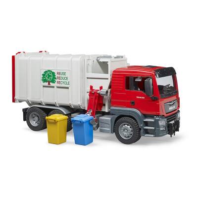 Bruder Man Tgs Side-Drain Garbage Truck Br03761 - 1