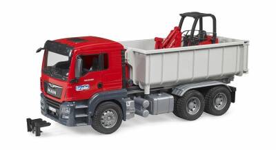 Bruder Man Tgs Tipper Detachable Truck & Schaffer Loader Br03767 - 2