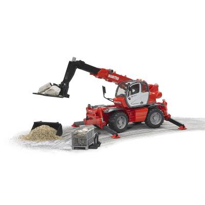Bruder Manitou Mrt 2150 Telescopic Forklift Br02129 - 5