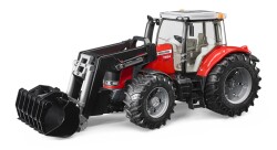 Bruder Massey Ferguson 7624 Backhoe Tractor Br03047 - 1