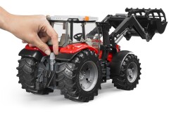 Bruder Massey Ferguson 7624 Backhoe Tractor Br03047 - 6