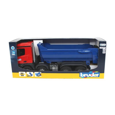 Bruder Mb Arocs Dump Truck - Red Blue Br03621 - 4
