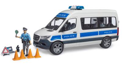 Bruder Mb Sprinter Police Van, Driver And Accessories Br02683 - 2