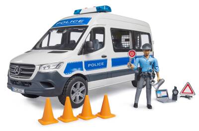 Bruder Mb Sprinter Police Van, Driver And Accessories Br02683 - 1