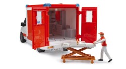 Bruder Mercedes Benz Sprinter Ambulance With Siren And Crew Br02676 - 9