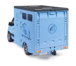 Bruder Mercedes Benz Sprinter Horse Transport Vehicle And Black Horse Br02674 - 7