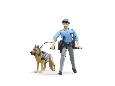 Bruder Police Figure & Police Dog Br62150 - 3