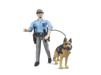 Bruder Police Figure & Police Dog Br62150 - 5