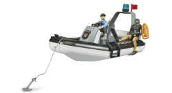 Bruder Police Zodiac With Siren, 2 Figures And Accessories Br62733 - 1