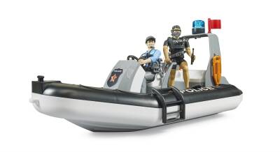 Bruder Police Zodiac With Siren, 2 Figures And Accessories Br62733 - 3