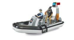 Bruder Police Zodiac With Siren, 2 Figures And Accessories Br62733 - 7
