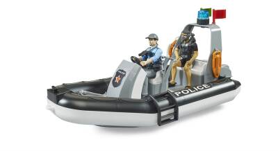 Bruder Police Zodiac With Siren, 2 Figures And Accessories Br62733 - 7