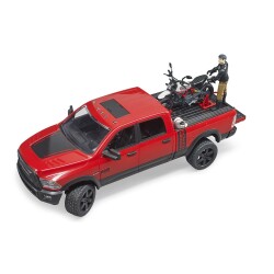 Bruder Ram 2500 Pickup, Ducati Motorcycle And Driver Br02502 - 3