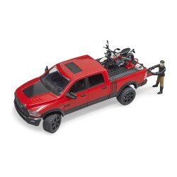 Bruder Ram 2500 Pickup, Ducati Motorcycle And Driver Br02502 - 4