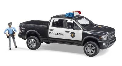 Bruder Ram 2500 Police Vehicle And Officer Br02505 - 2