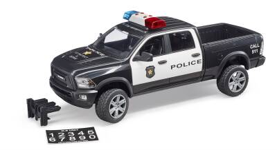 Bruder Ram 2500 Police Vehicle And Officer Br02505 - 6