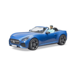 Bruder Roadster Car (Blue) & Driver Br03481 - 3