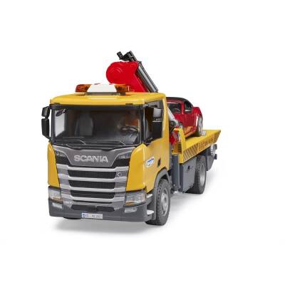 Bruder Scania 560R Tractor And Roadster Car Br03552 - 3