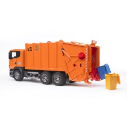 Bruder Scania R-Series Garbage Truck (Orange) Br03560 