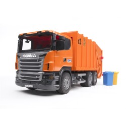 Bruder Scania R-Series Garbage Truck (Orange) Br03560 - 2